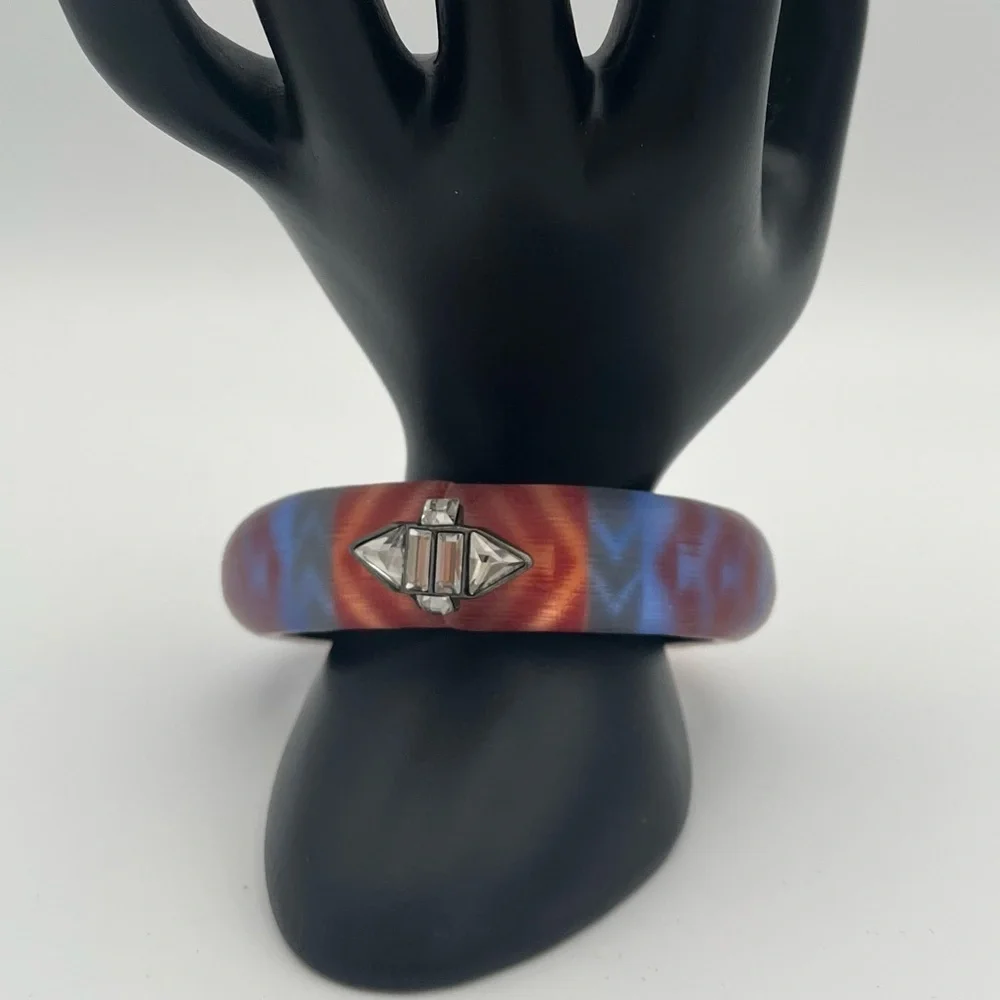 Luxury Alexis Bittar Lucite Bangle – Signed, Retired Collector Design